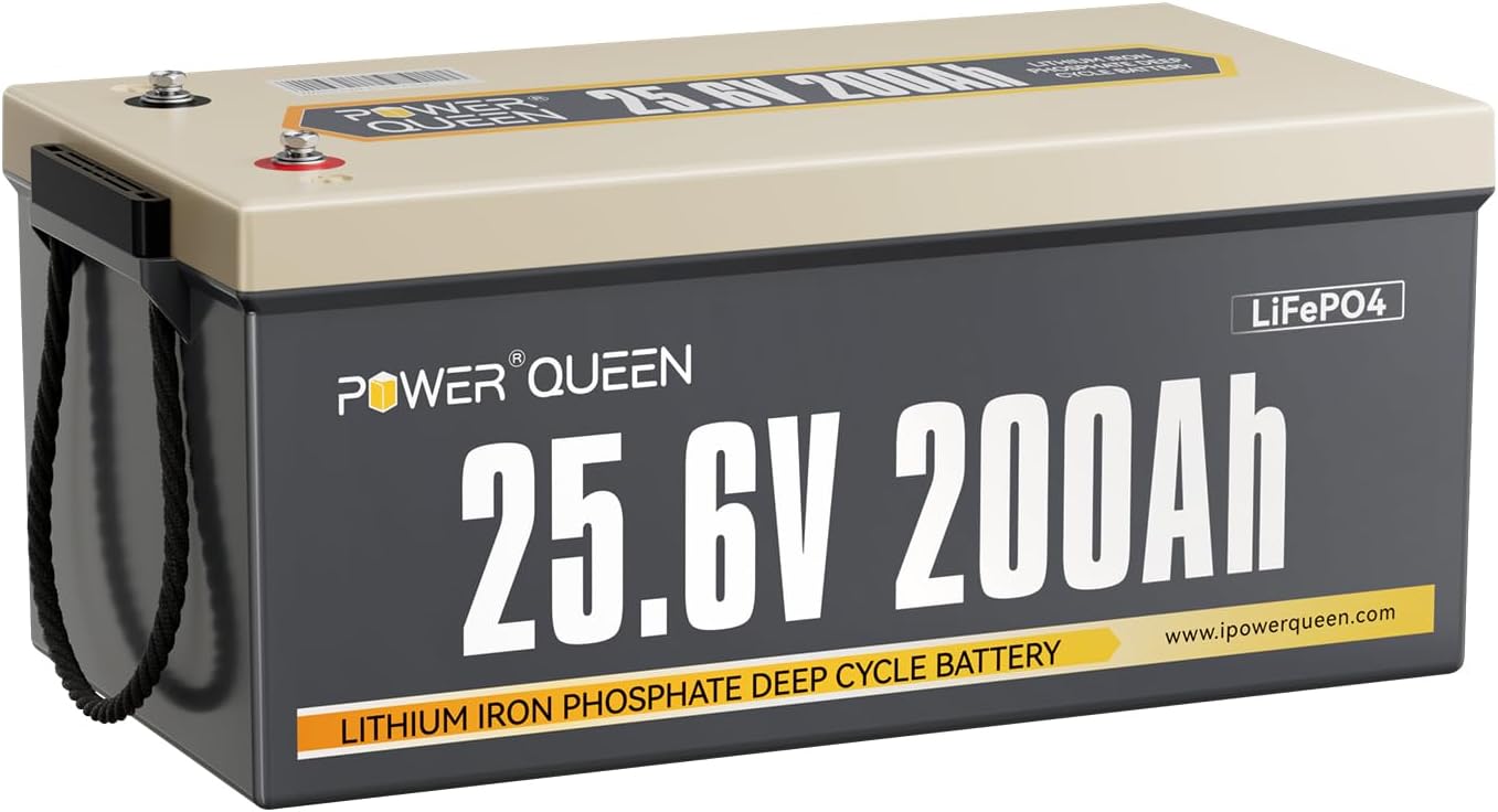 Power Queen Batería Litio 24V 200Ah