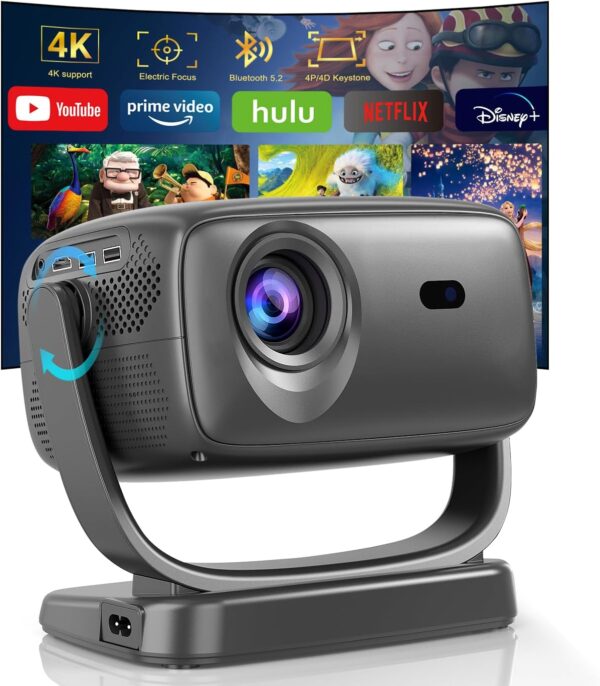 Proyector 4K, [Netflix & App Proyector 4K [Netflix & App