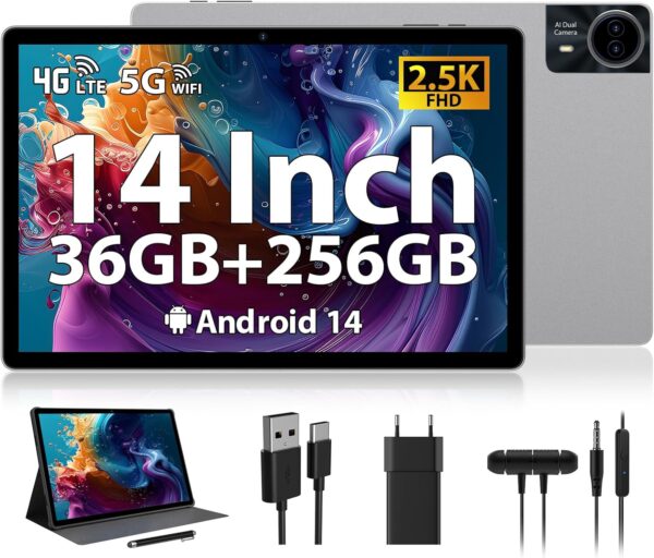 RUSHAR Tablet 14 PulgadasAndroid