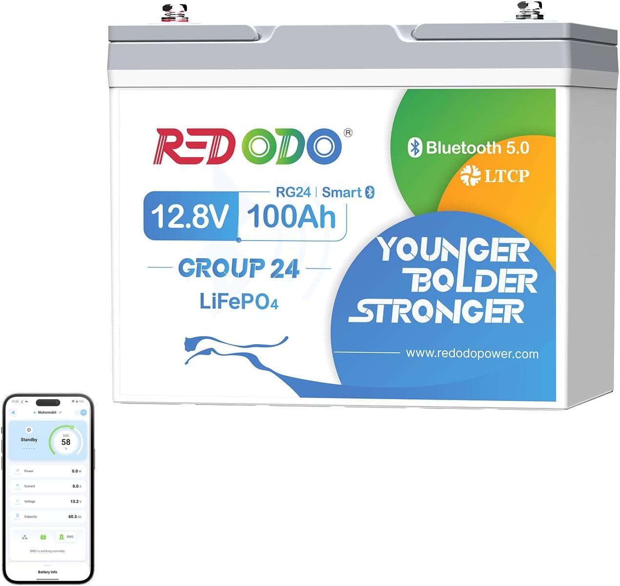 Redodo 128V 100Ah Group24