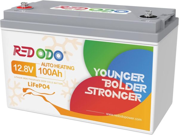 Redodo 12V 100Ah LiFePO4 Batería