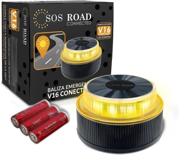 SOS ROAD Connected Luz de