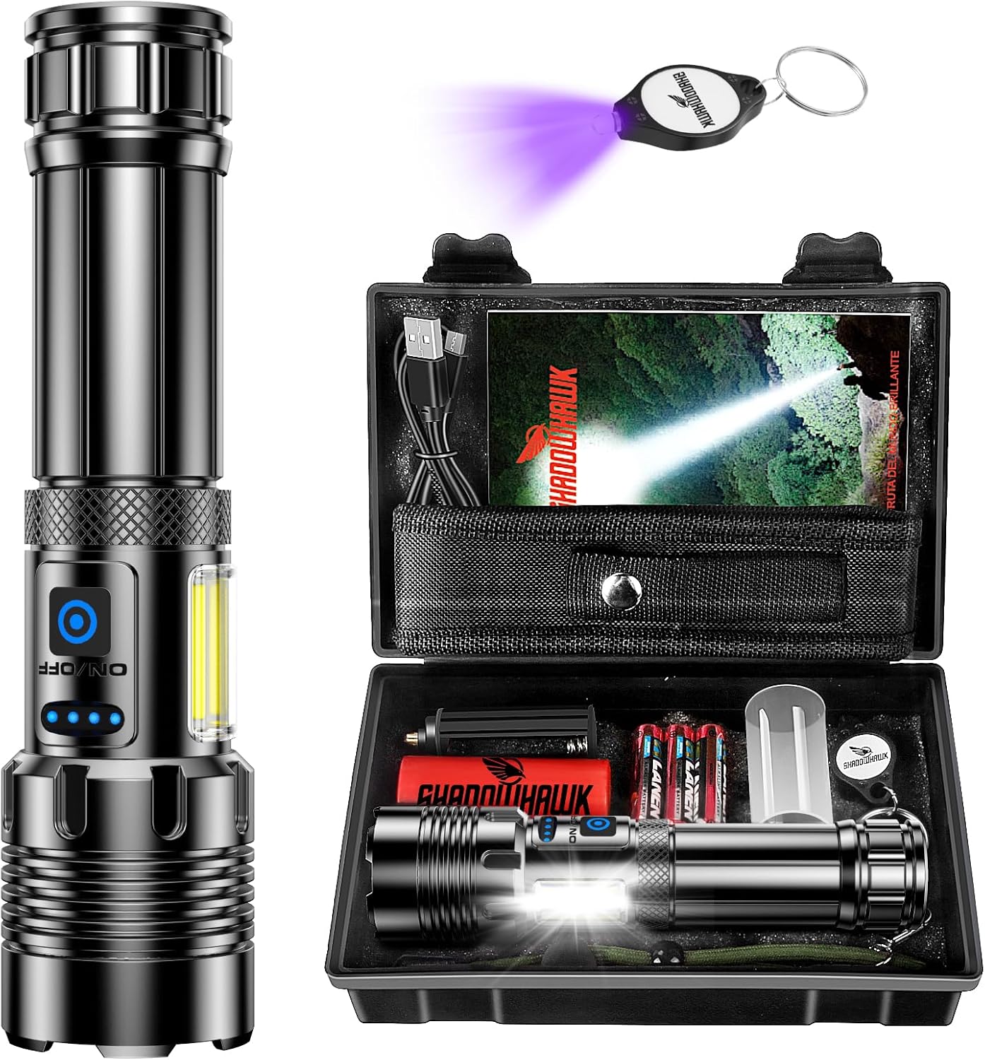 Shadowhawk Linternas LED Alta