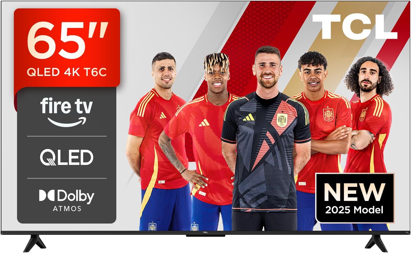 TCL 65T6C 65” QLED 4K HDR TV Fire