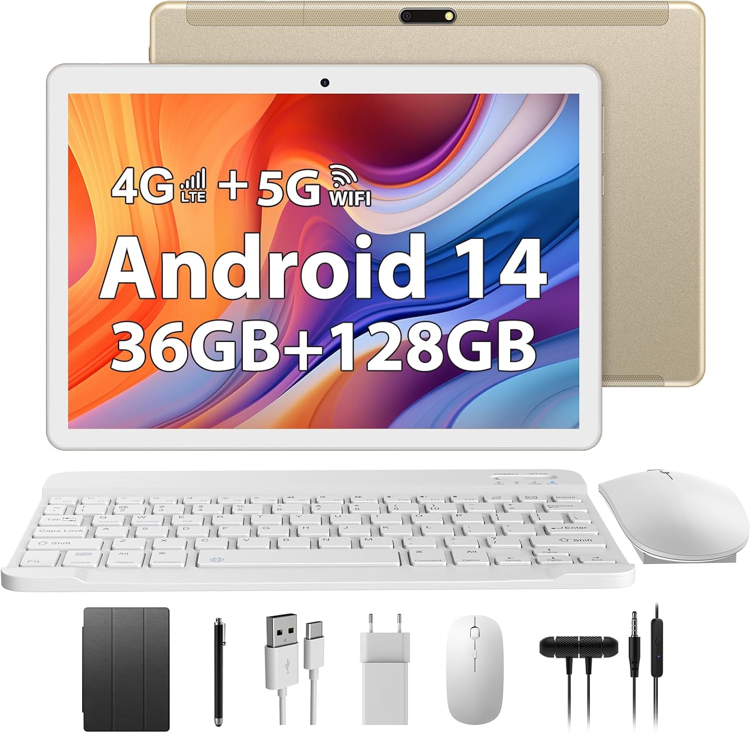 TIGERFU 10 Pulgadas Tablet Android