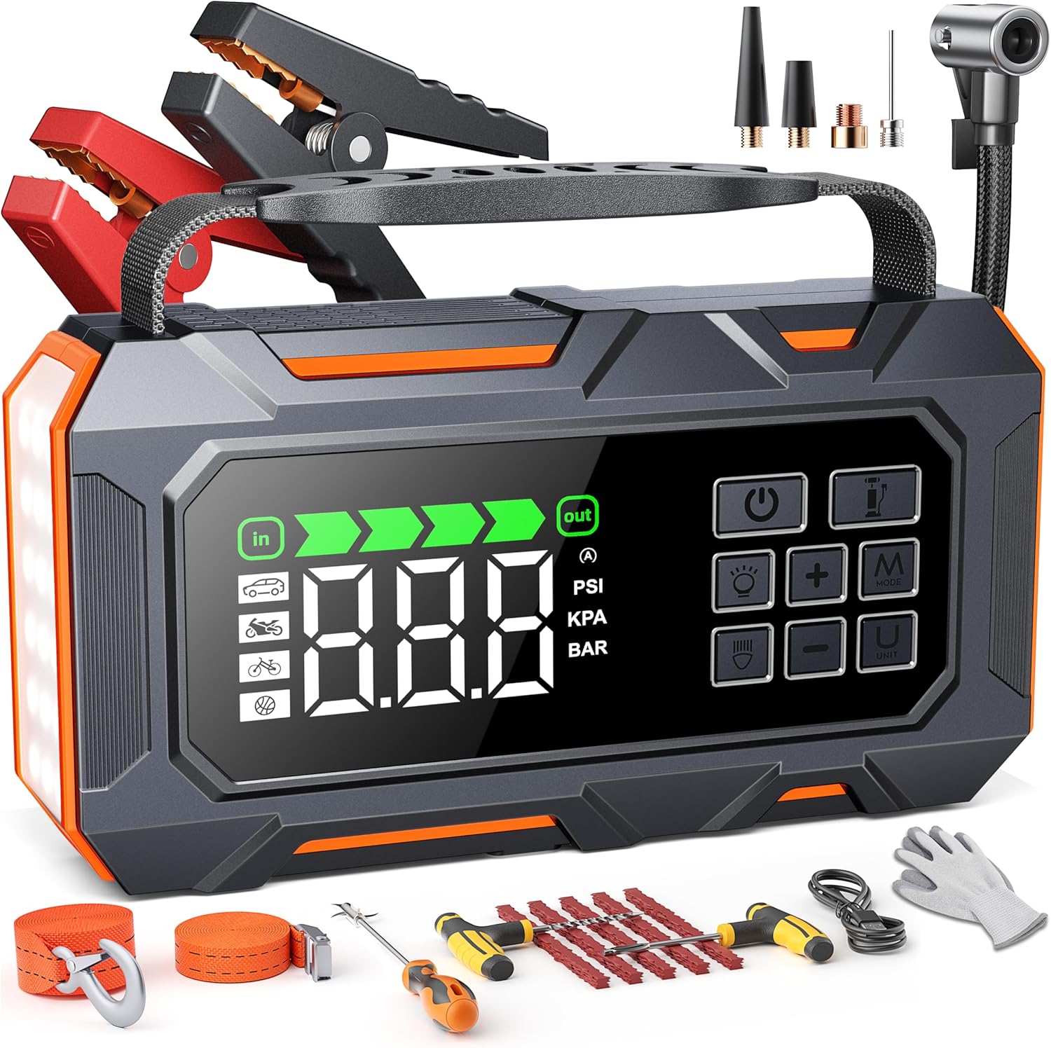 TREKURE 14 en 1 6000A Arrancador de Arrancador COCHE TREKURE