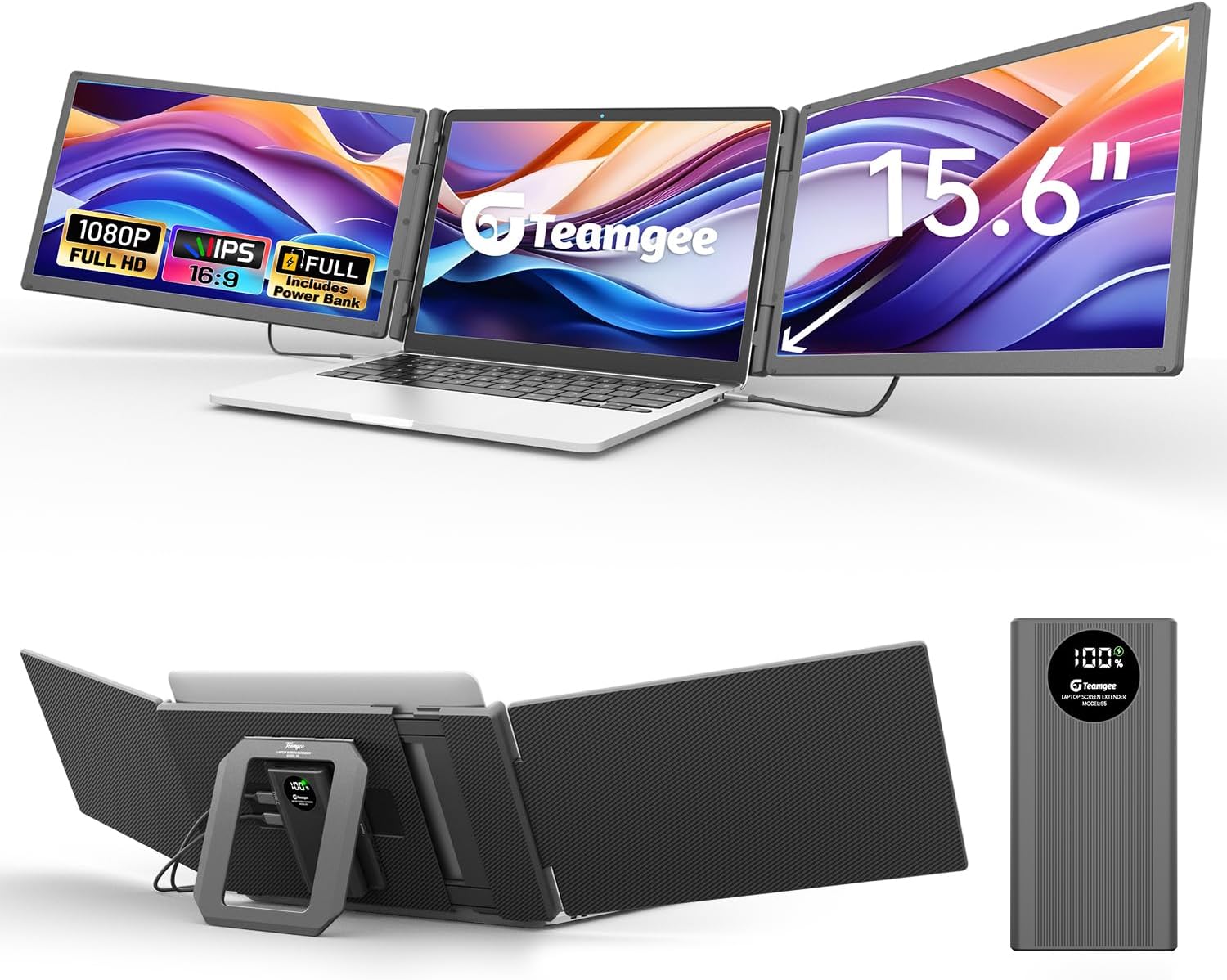 Teamgee Monitor Portátil Banco