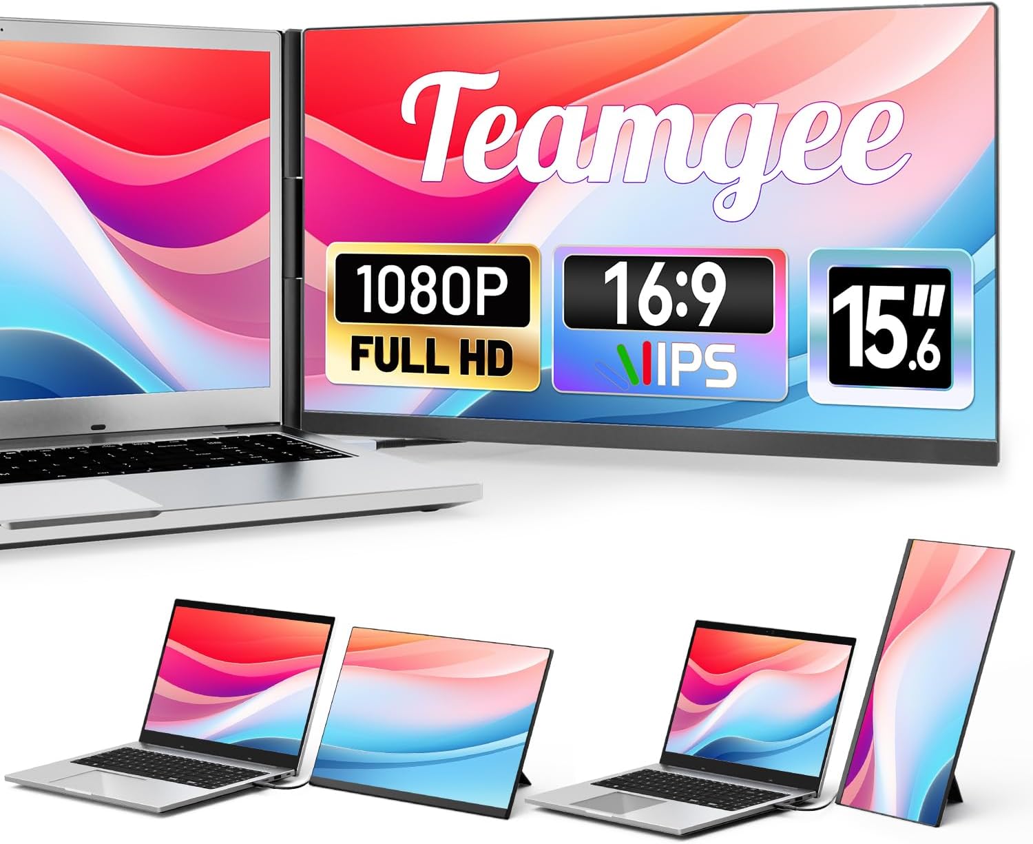 Teamgee Monitor Portátil 156