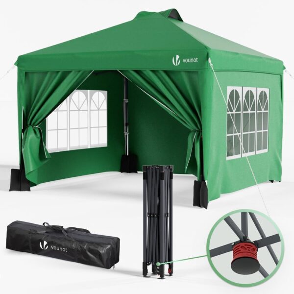VOUNOT® Carpa Plegable Gazebo 3x3m