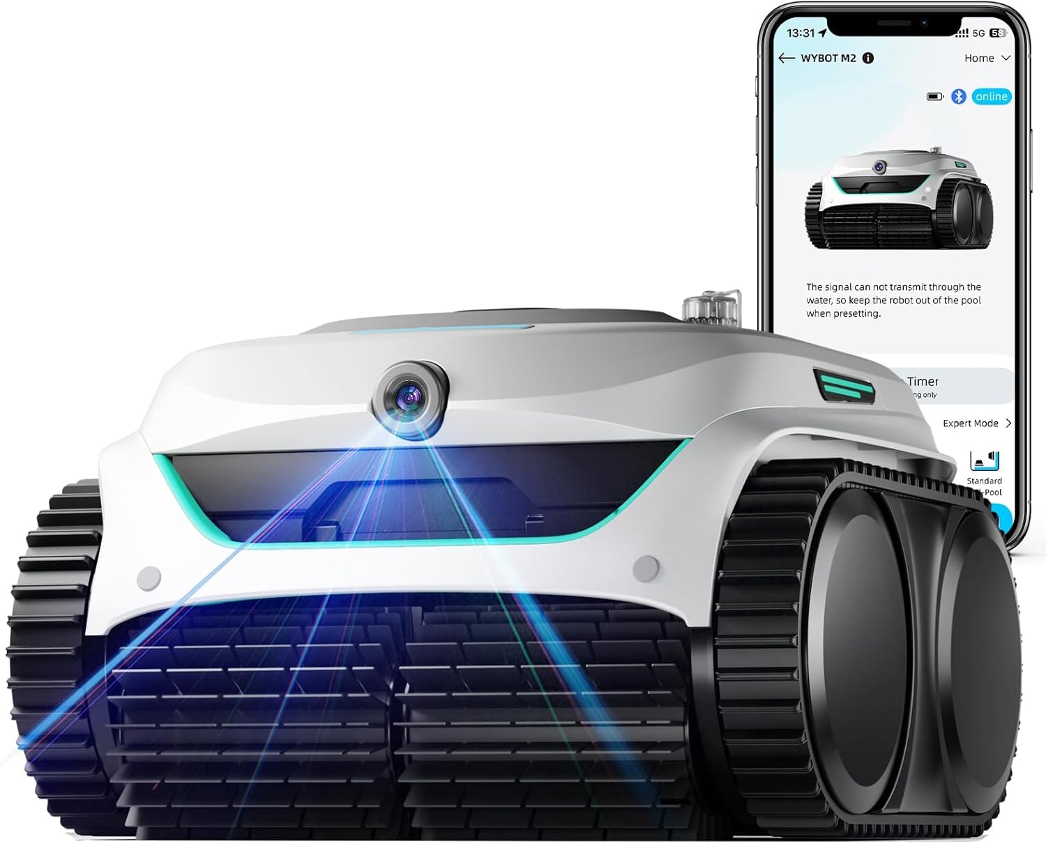 WYBOT C2 Vision AI robot piscina