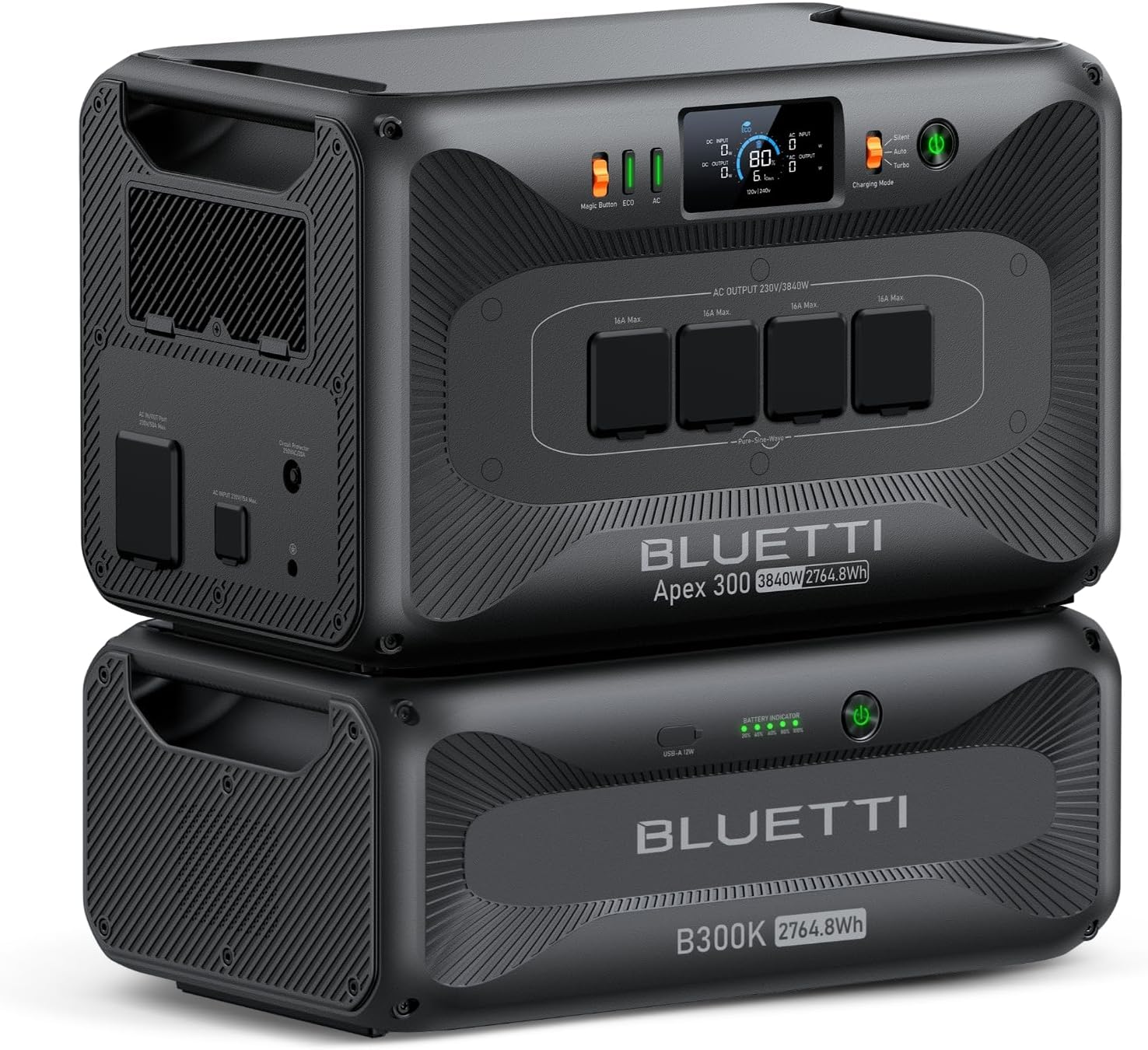 BLUETTI Apex 300 & B300K Generador