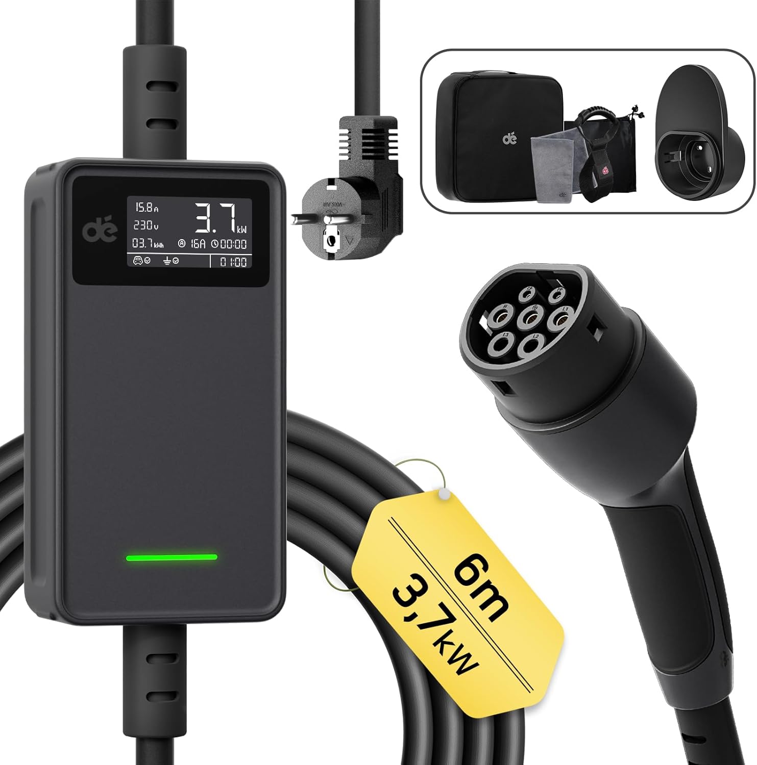 Cargador Coche Electrico 37kW [6m