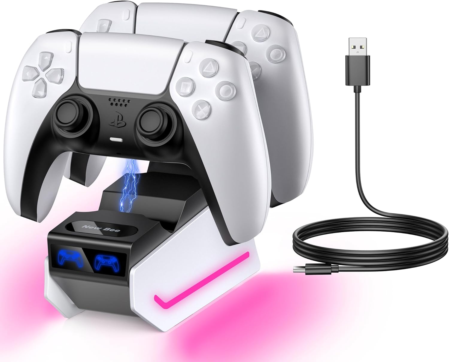 Cargador Mando PS5 Estación Doble