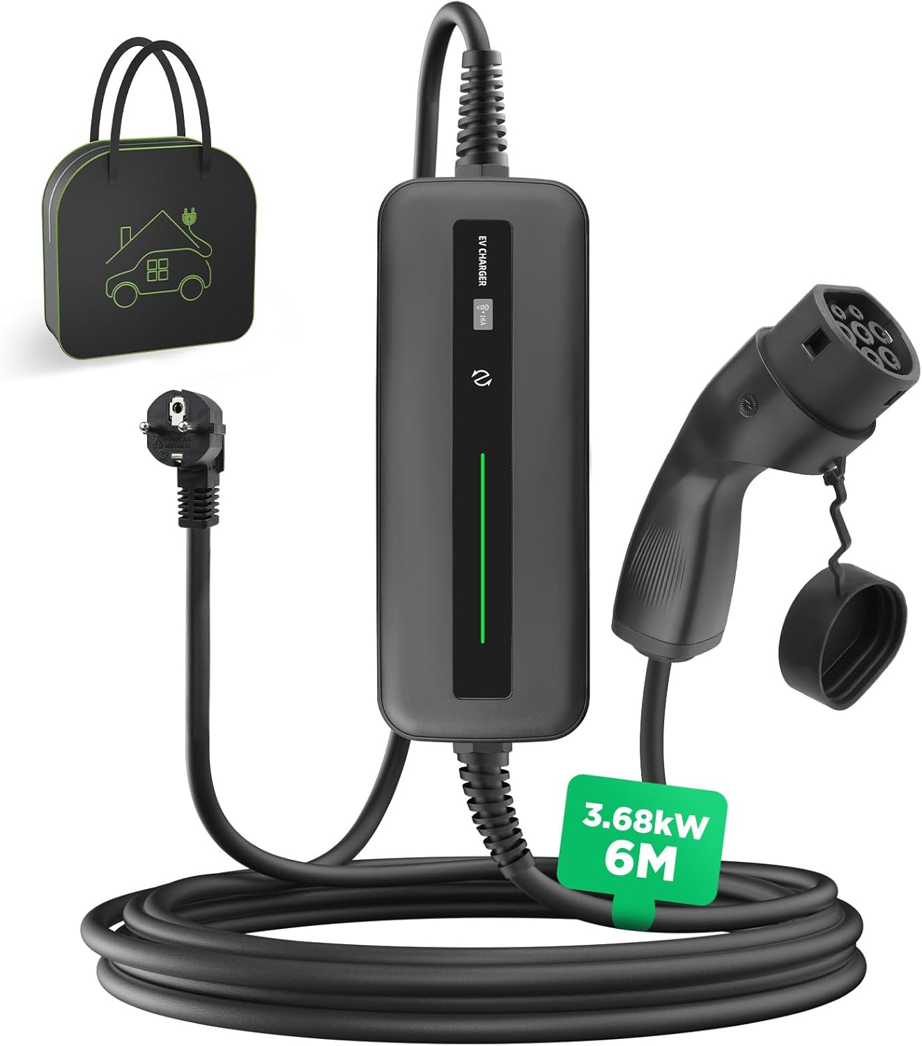 EIDYBOX Cargador EV Tipo 2 Cable de