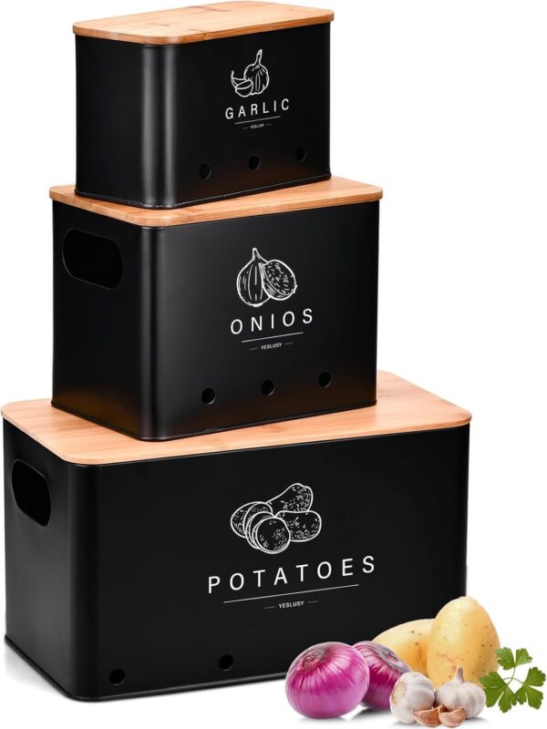 EOPUOZS Caja Para Guardar Patatas,