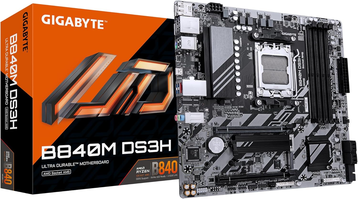 GIGABYTE B840M DS3H Placa Base -