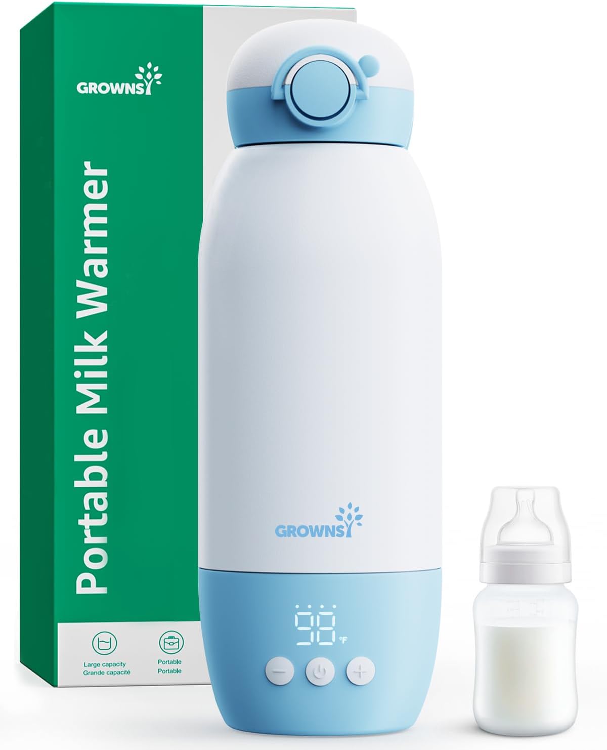 GROWNSY Calienta Biberones Portátil