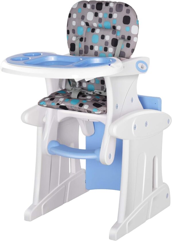 HOMCOM Trona para Bebes 2 en 1 para