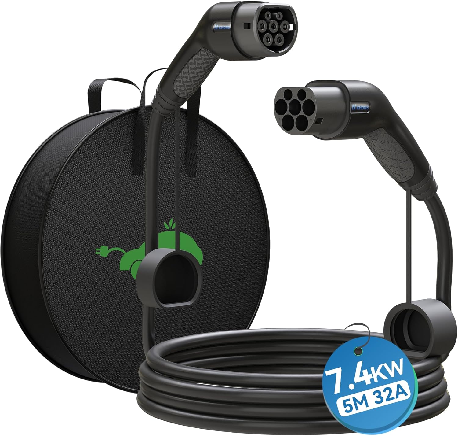 HiEVcar EV Cable de Carga Tipo 2