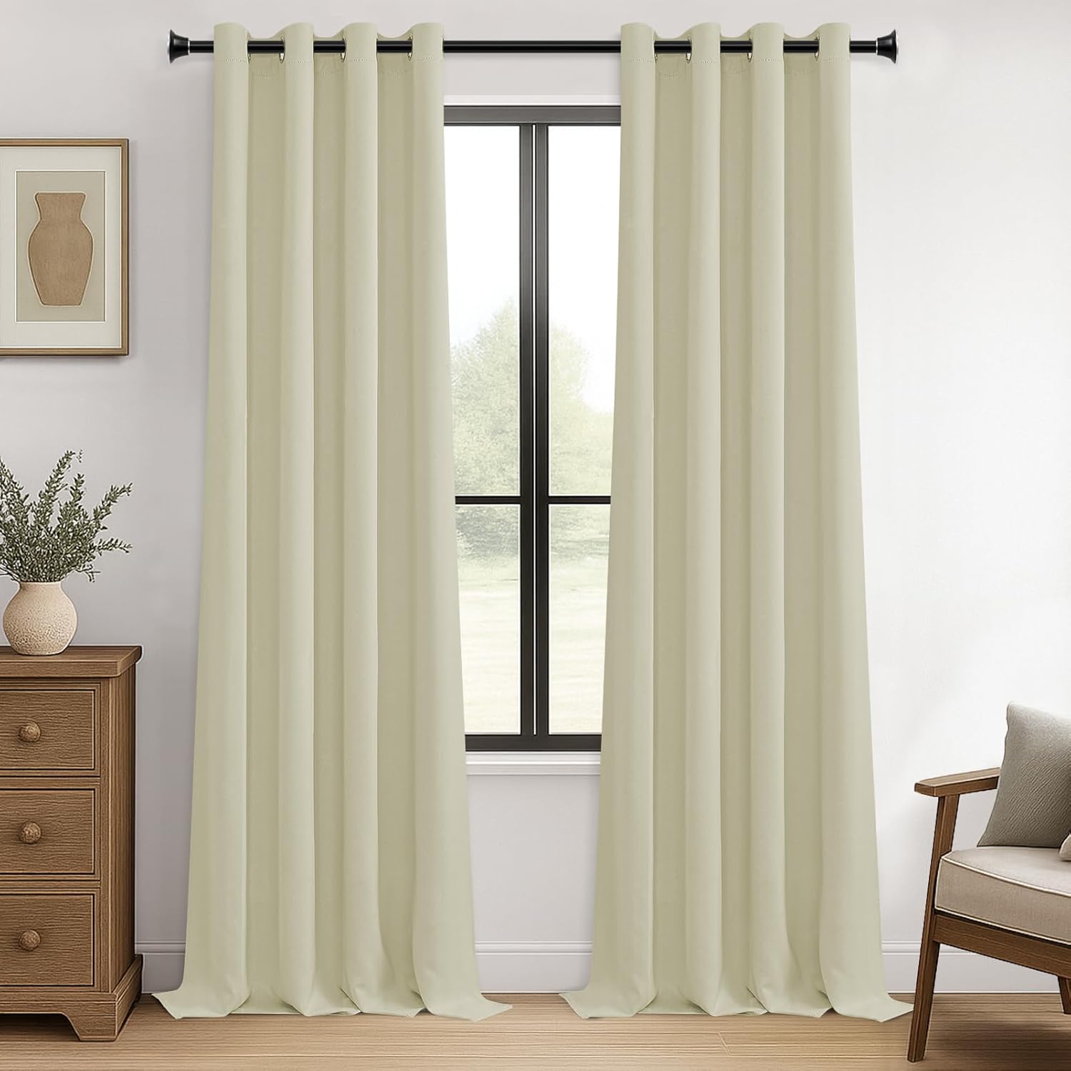 MRTREES Cortina Habitacion Opaca MRTREES Cortina Habitacion Opaca