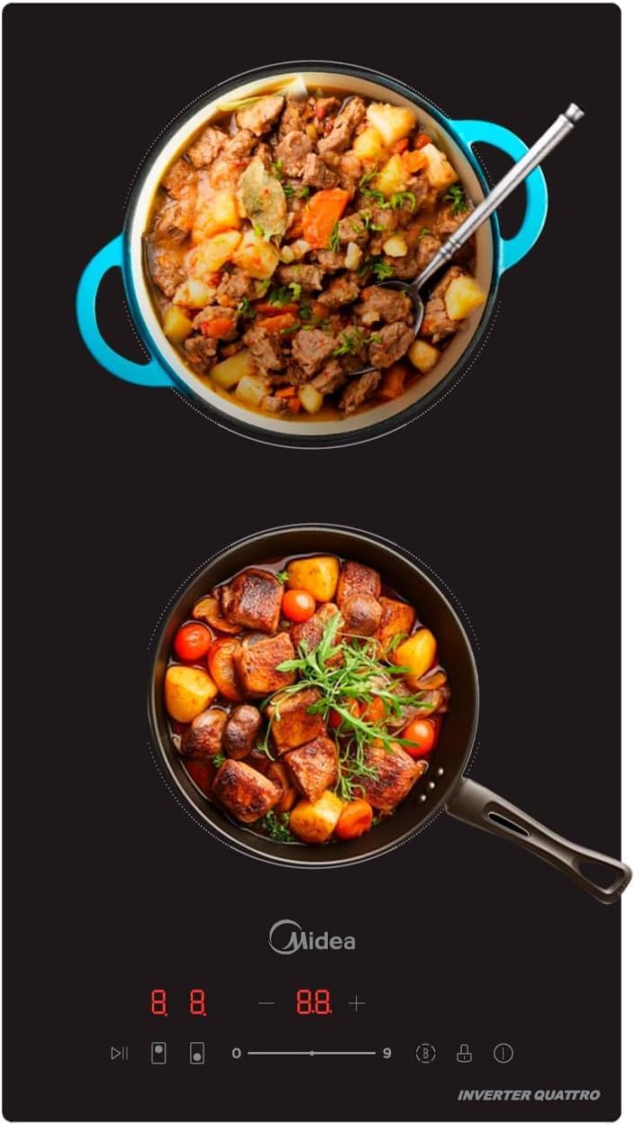 Placa Inducción 2 fuegos Midea