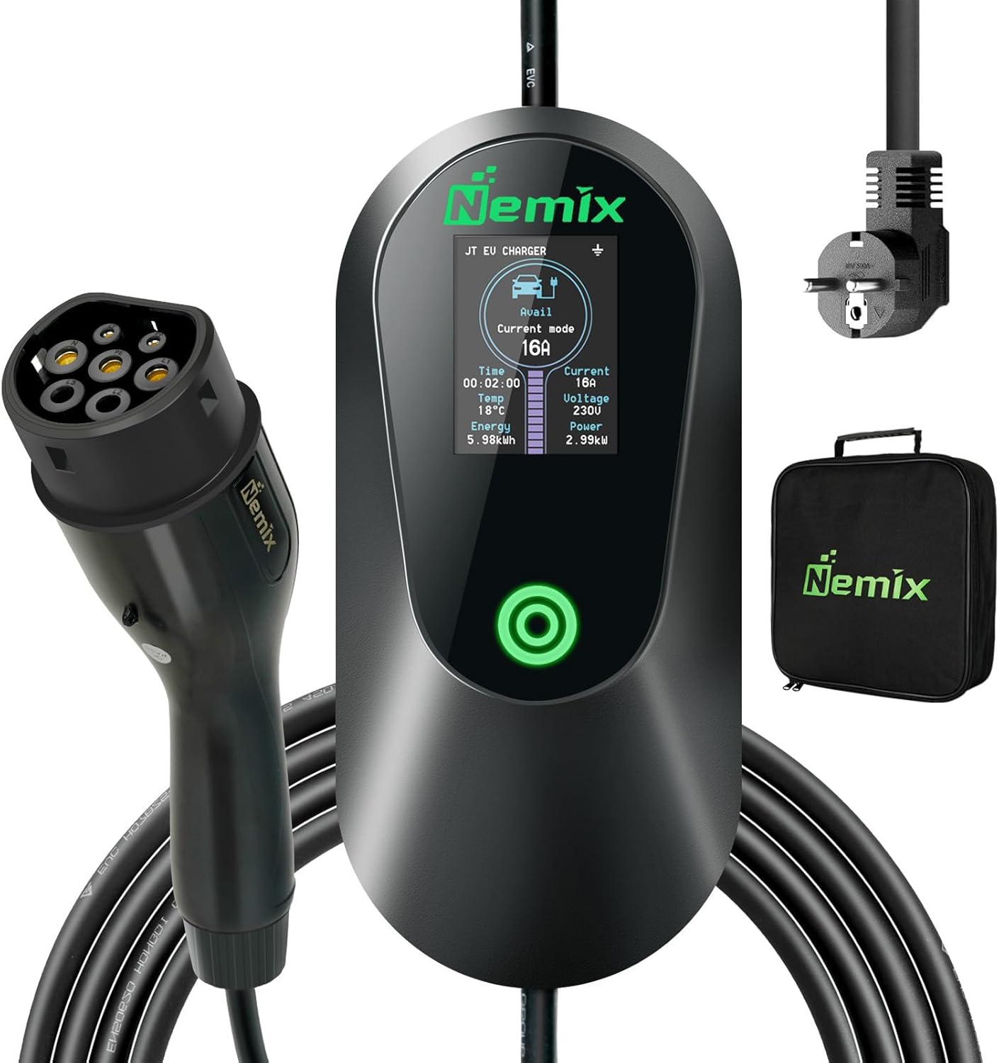 Nemix EV  Cable de cargador tipo