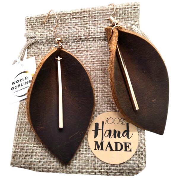 Pendientes de Cuero Mujer. Cuero Pendientes de Cuero Mujer. Cuero