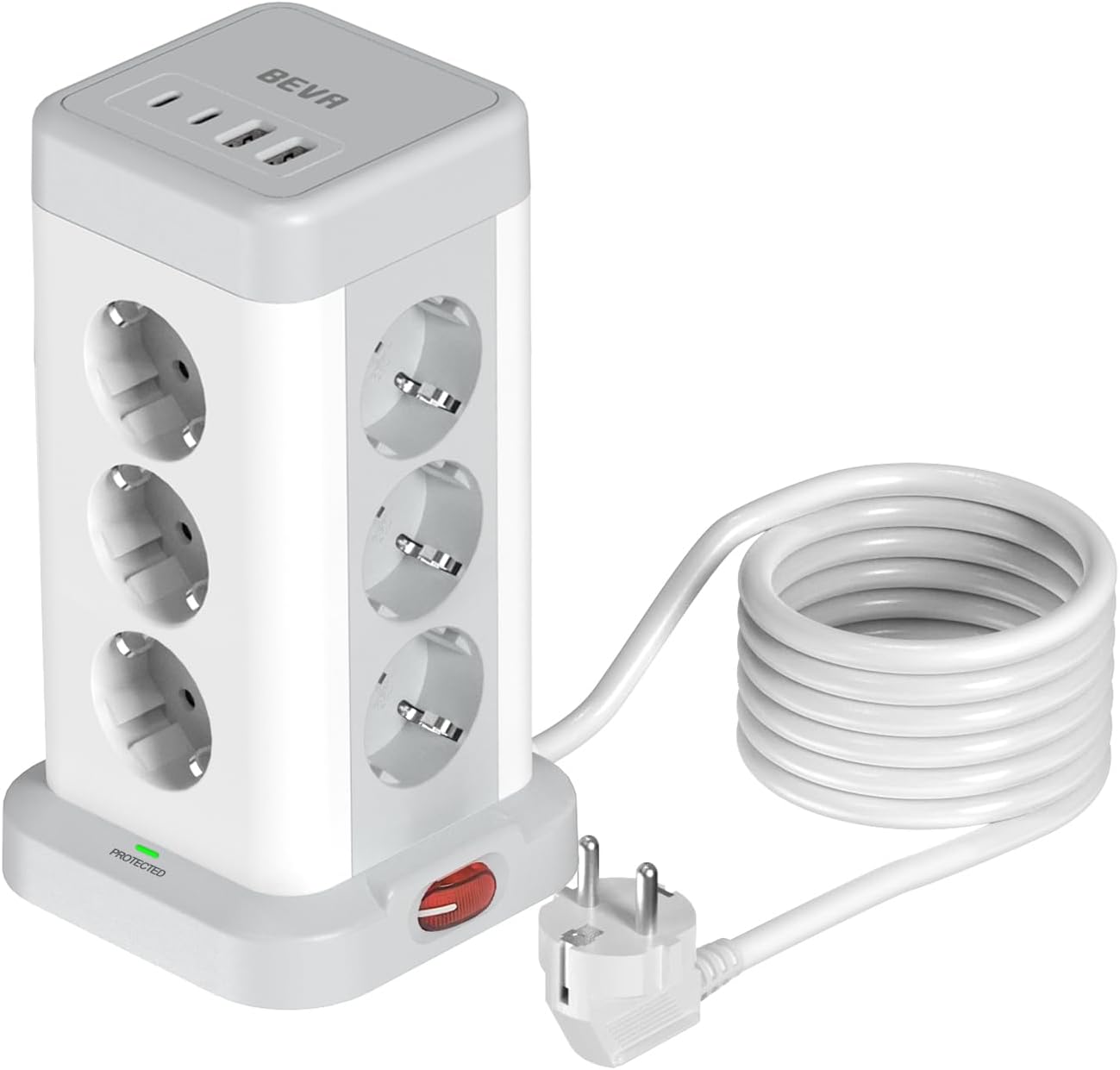 Regleta Enchufe Vertical 3680W