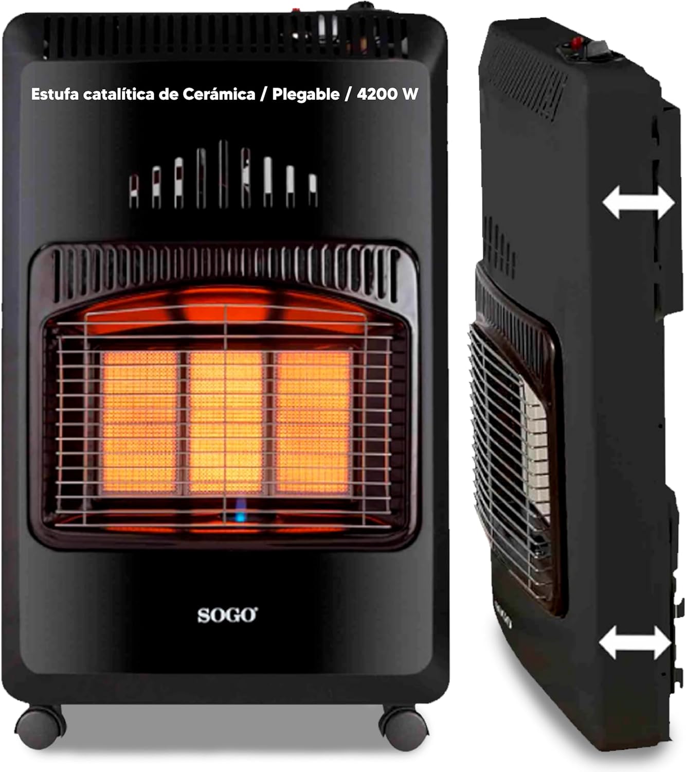 SOGO Estufa Catalítica Plegable de SOGO Estufa Catalítica Plegable de