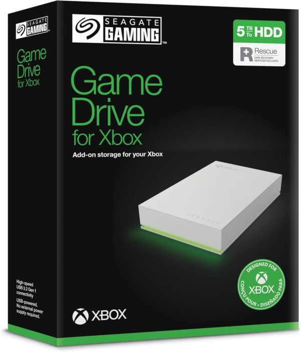 Seagate Game Drive for Xbox 5TB,