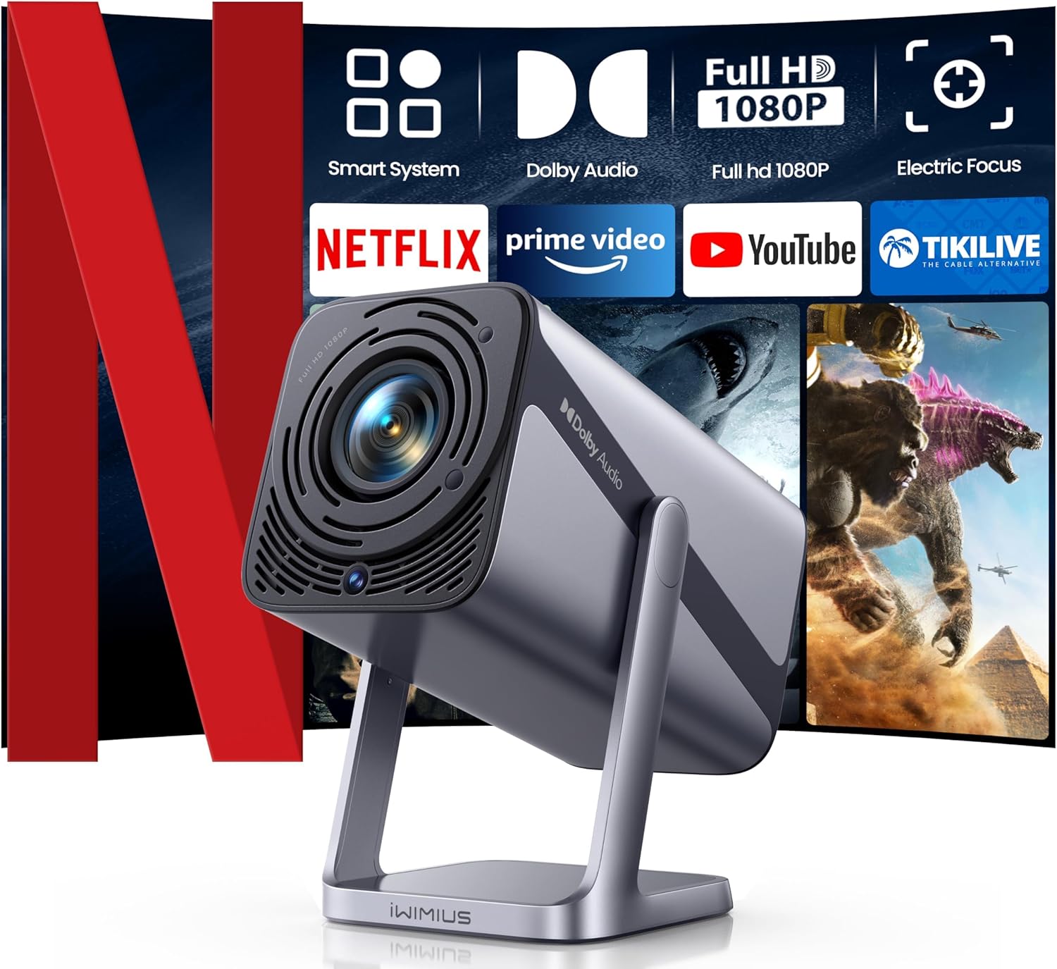 Smart Proyector 4K [Netflix