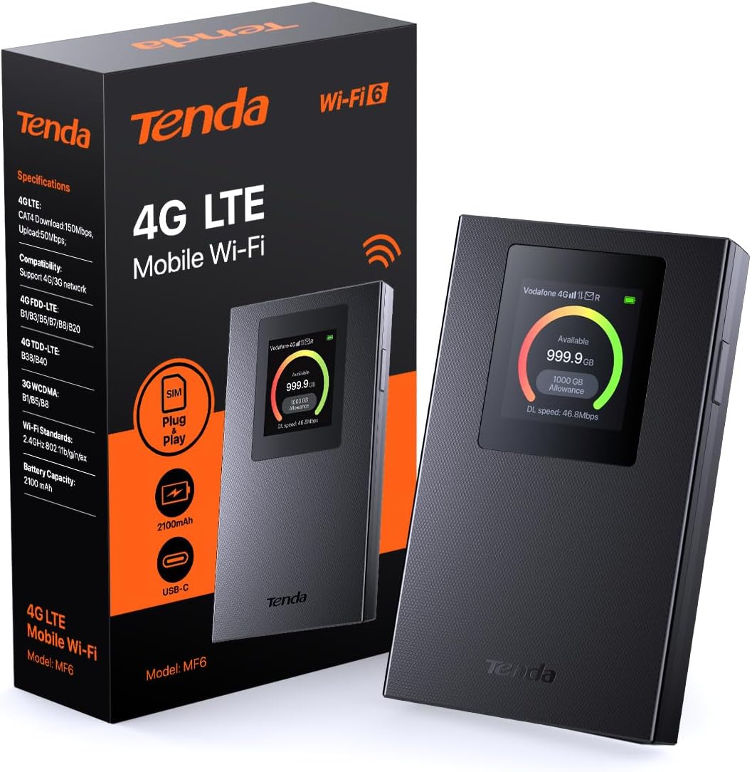 Tenda MF6 - Router 4G SIM Portátil Tenda MF6 - Router 4G SIM Portátil