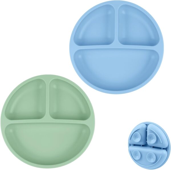 Vicloon Platos para Bebes2 Piezas