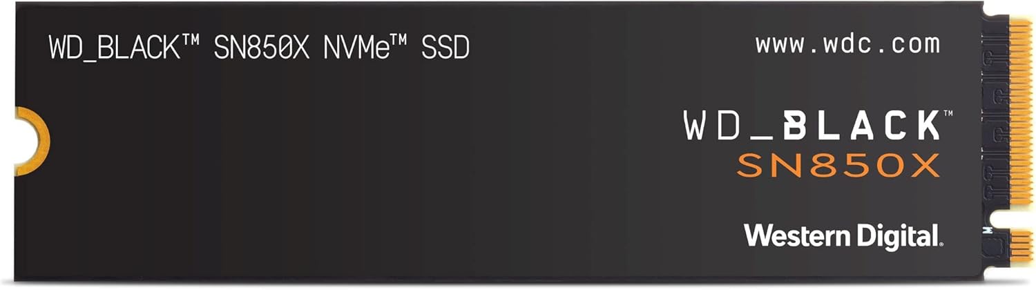 WD_BLACK SN850X NVMe SSD, 2TB M.2 WD_BLACK SN850X NVMe SSD 2TB M.2