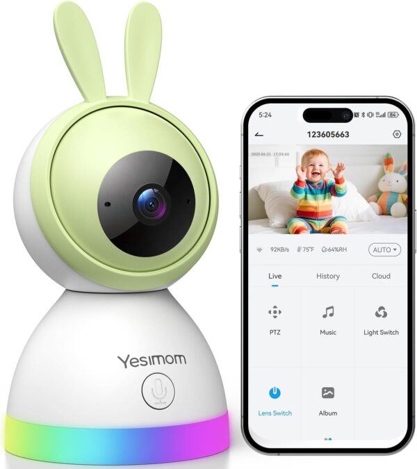YESIMOM Camara Vigilancia Bebe