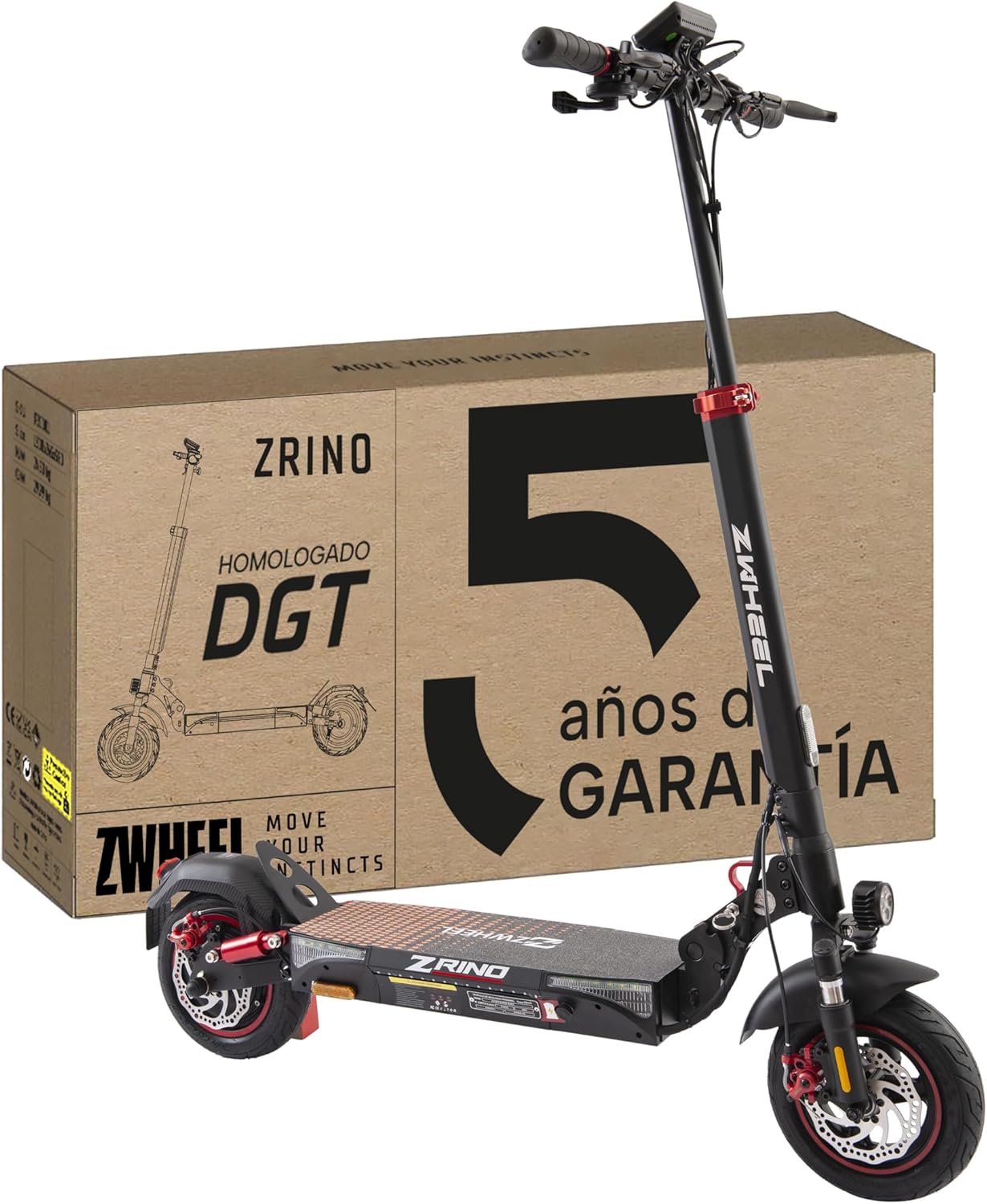 ZWHEEL Patinete Eléctrico Adultos ZWHEEL Patinete Eléctrico Adultos