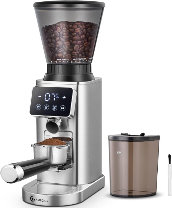 AMZCHEF Molinillo de Café Eléctrico