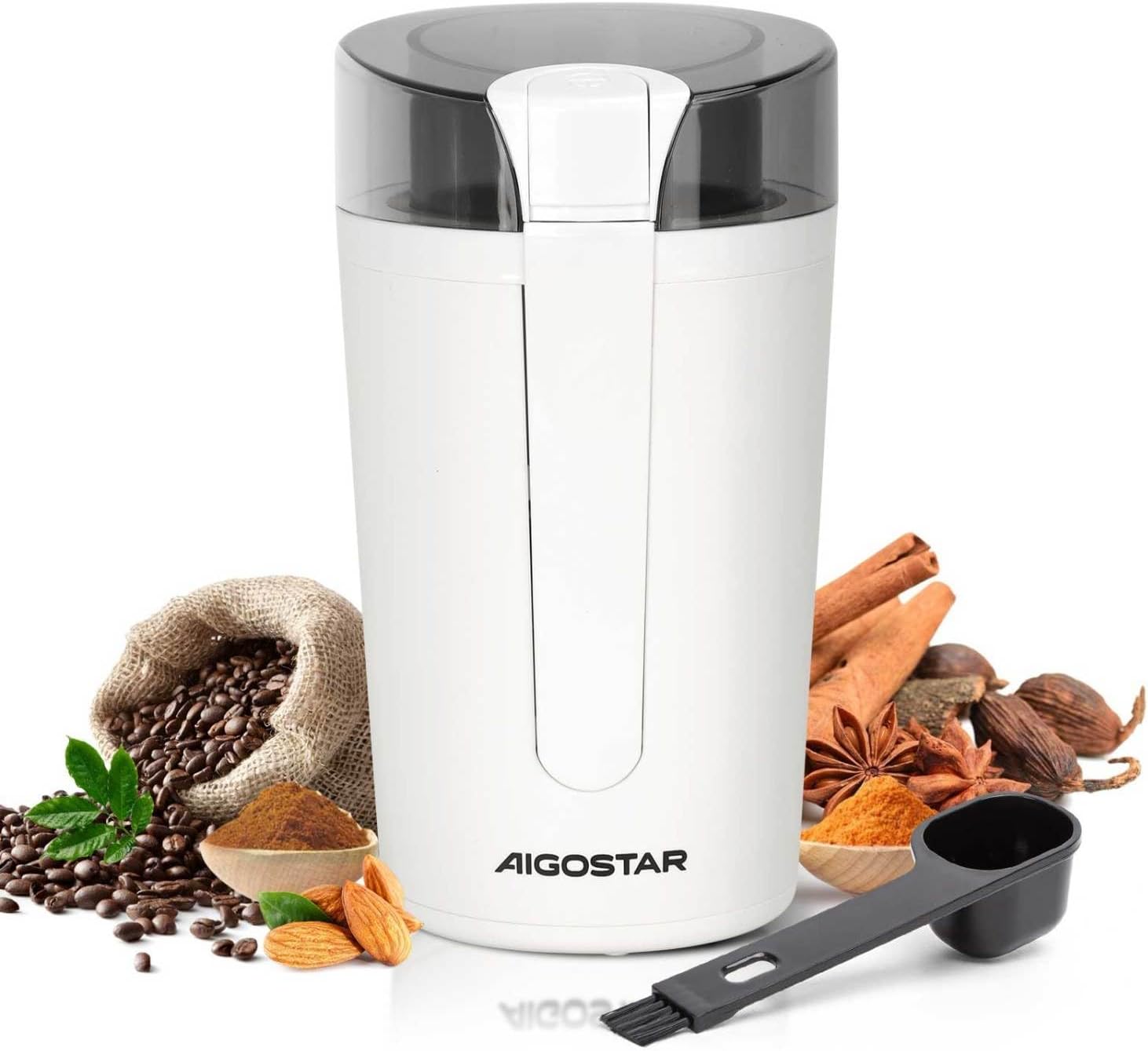 Aigostar Blanche Molinillo de eléctrico