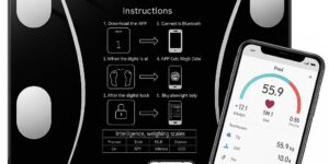 Báscula inteligente con Báscula bioimpedancia Bluetooth