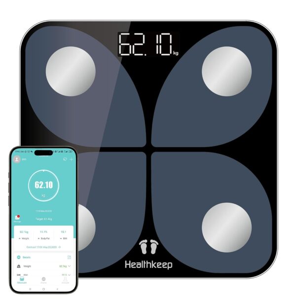 Healthkeep Bascula de Baño Digital, Healthkeep Bascula de Baño Digital
