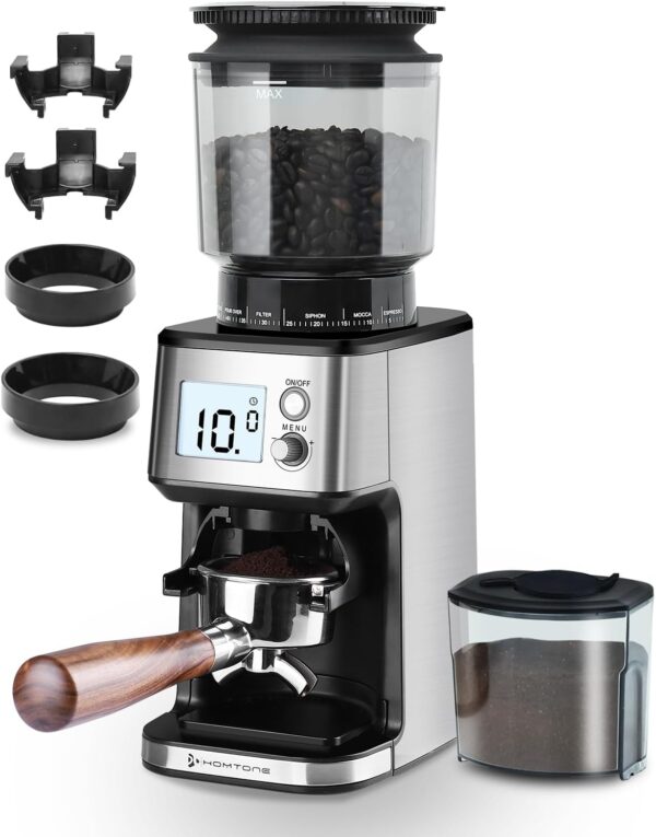 Homtone Molinillo de Café Eléctrico