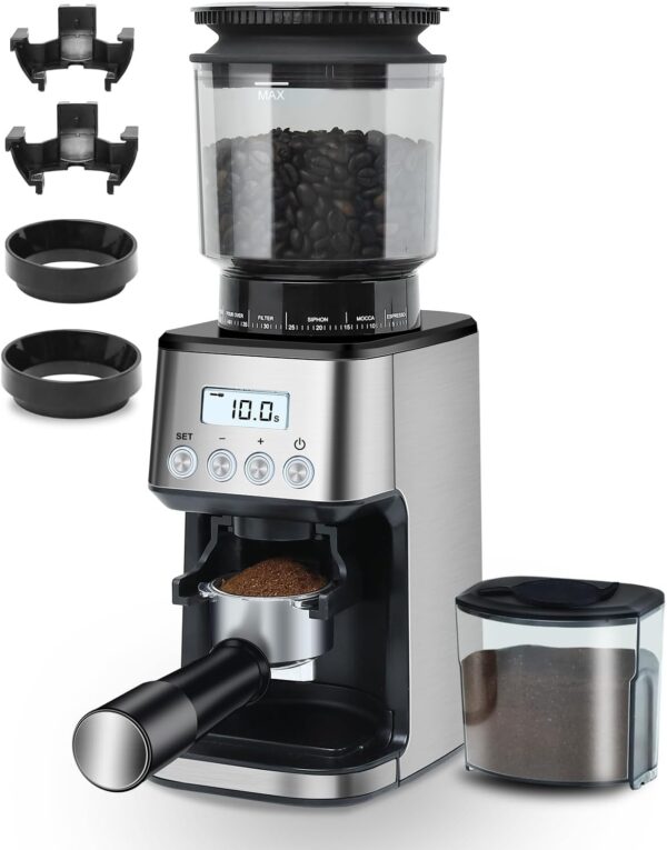 Homtone Molino de Café Eléctrico,