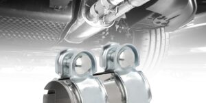 LALAGO Exhaust Pipe Clamp Ø55 mm, LALAGO Exhaust Pipe Clamp