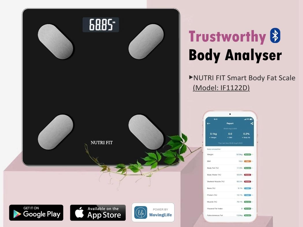 NUTRI FIT Báscula inteligente para Báscula inteligente NUTRI FIT