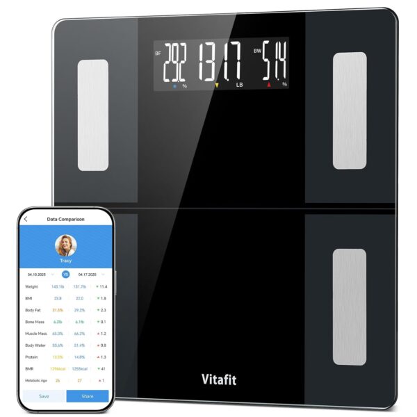 Vitafit bascula de baño, Alta Báscula de baño Vitafit