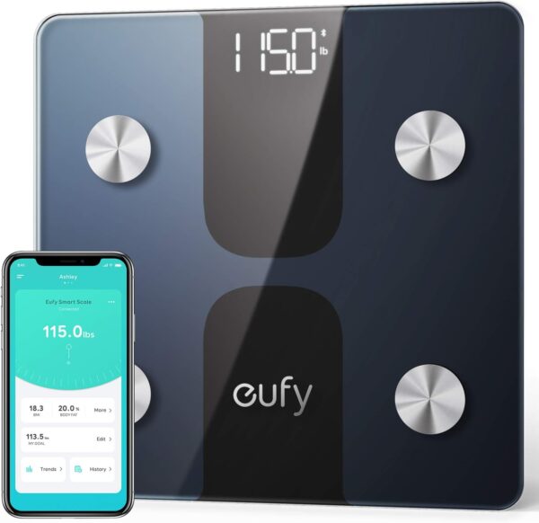 eufy C1 Smart Scale con Bluetooth, Báscula de baño digital eufy Bluetooth