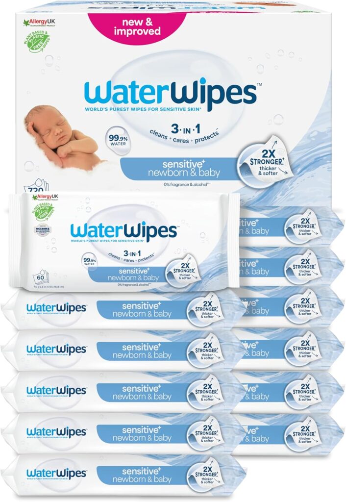 WaterWipes Sensitive+ Newborn &