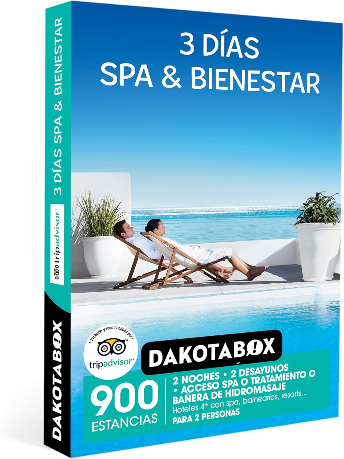 DAKOTABOX - Gift box woman man Caja Regalo 3 días spa & bienestar Dakotabox