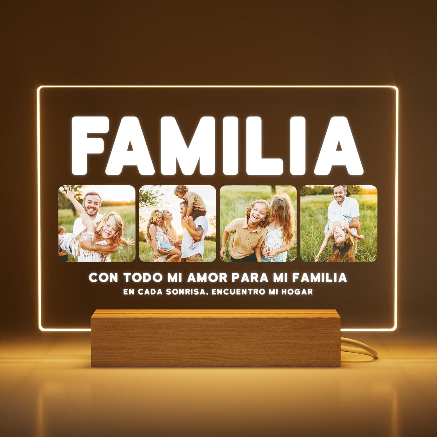 Marco Personalizado para Familia con fotos