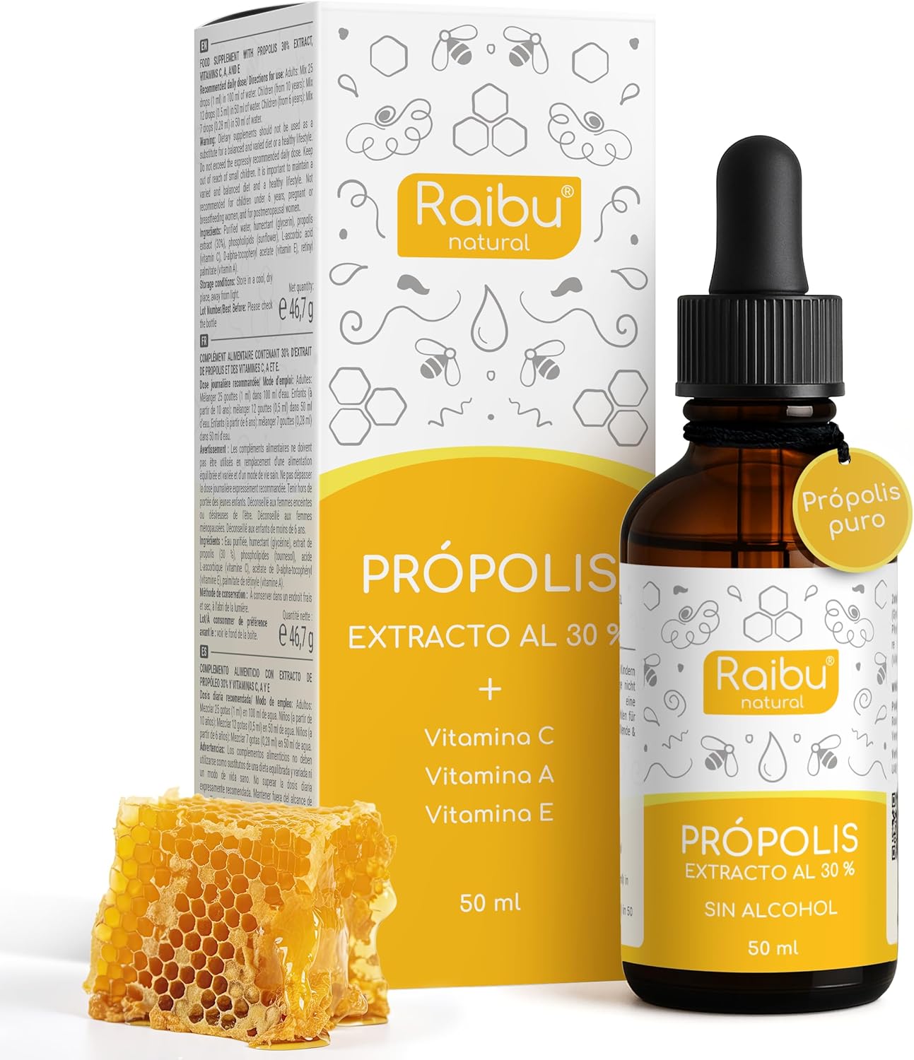 Pure Natural Propolis with Vitamins Pure Natural Propolis with Vitamins